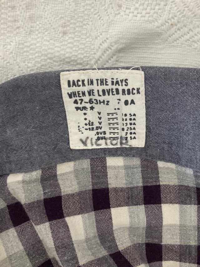 Sobrecamisa cuadros talla 7