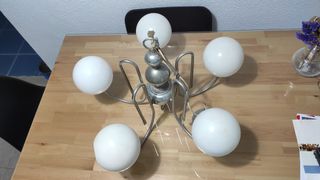 Lámpara araña de techo antigua