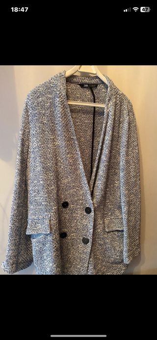 Americana azul Zara