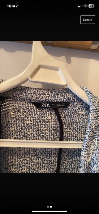 Americana azul Zara