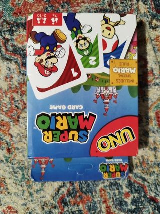 Carte da gioco di società uno super Mario Bros