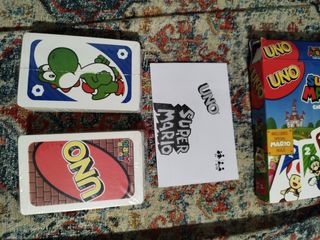Carte da gioco di società uno super Mario Bros
