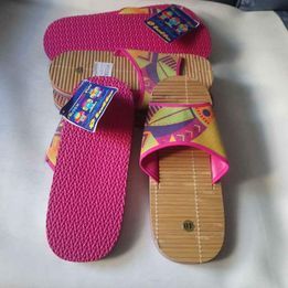 Ciabatte da mare vintage in bambu', antiscivolo