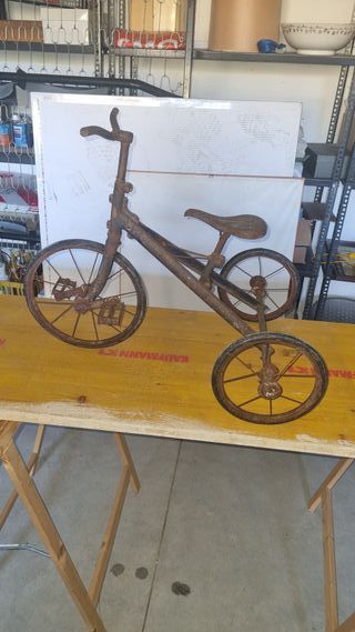 RARO Triciclo Antico Ferro Gioco D'epoca Vintage 1
