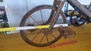 RARO Triciclo Antico Ferro Gioco D'epoca Vintage 1