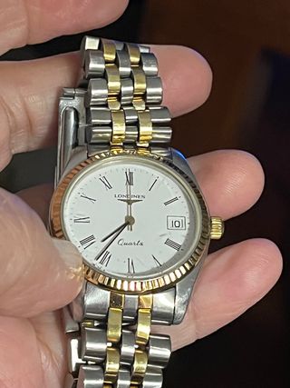 Reloj Longines, acero y oro