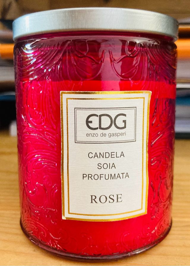 Candela alla Soia “Rose”