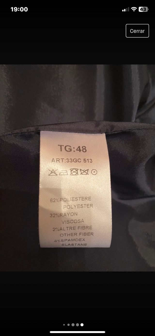 Abrigo Italiano Azul