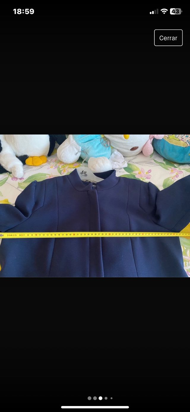 Abrigo Italiano Azul