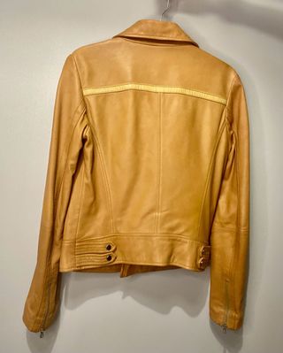 Chaqueta piel Massimo Dutti Xs