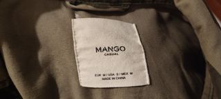 Parka mimetizada de Mango
