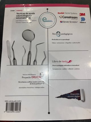 Técnicas de ayuda odontológica y estomatológica