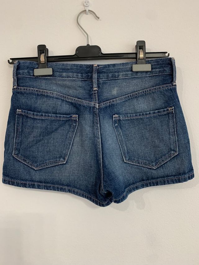 Pantalón tejano corto niña T13/14