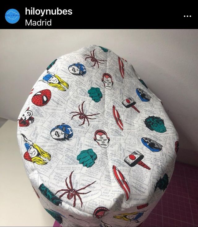 Gorro Cirujano, Enfermero, Auxiliar, Tcae Marvel