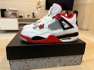 Air Jordan 4 retro fire red gs de segunda mano por 120 EUR en Madrid en  WALLAPOP