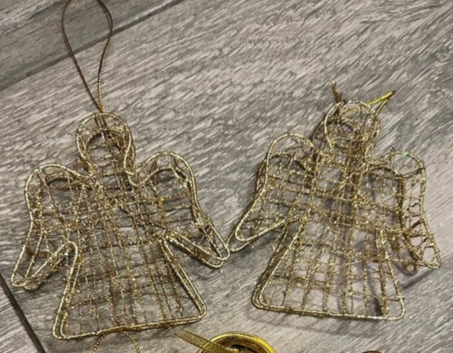 Adornos Navidad dorados