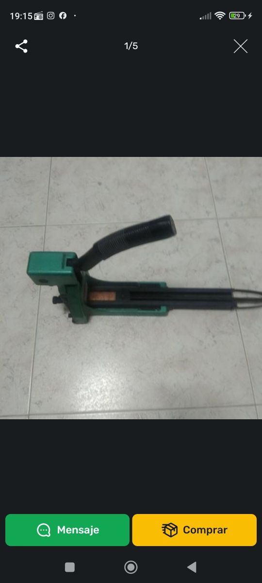 GRAPADORA PARA CARTON NUEVA.