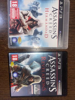Vendo 4 juegos de Assassin’s Creed de la PS3