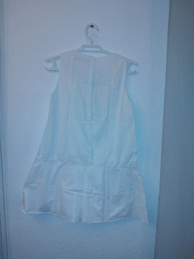 Vestido blanco niña