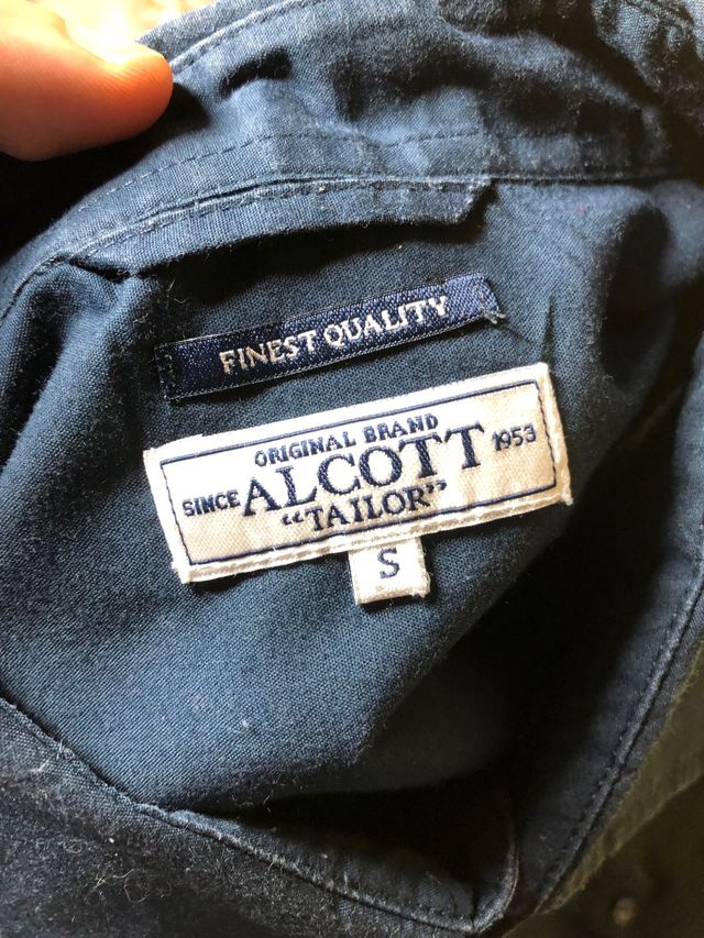 Camicia Uomo Blu Alcott S