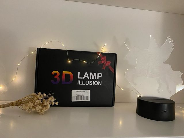 lampara 3D con formas