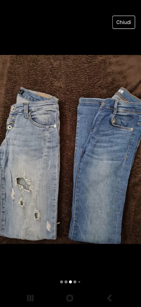 Set jeans Zara e tally weil tag 34