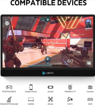 Monitor portátil, IPS 13.3″, 1920x1080P HD