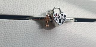 Charm corazón Mickey& Minnie Disney
