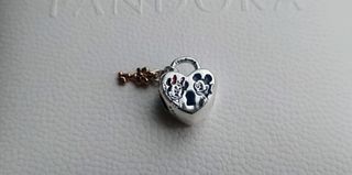 Charm corazón Mickey& Minnie Disney