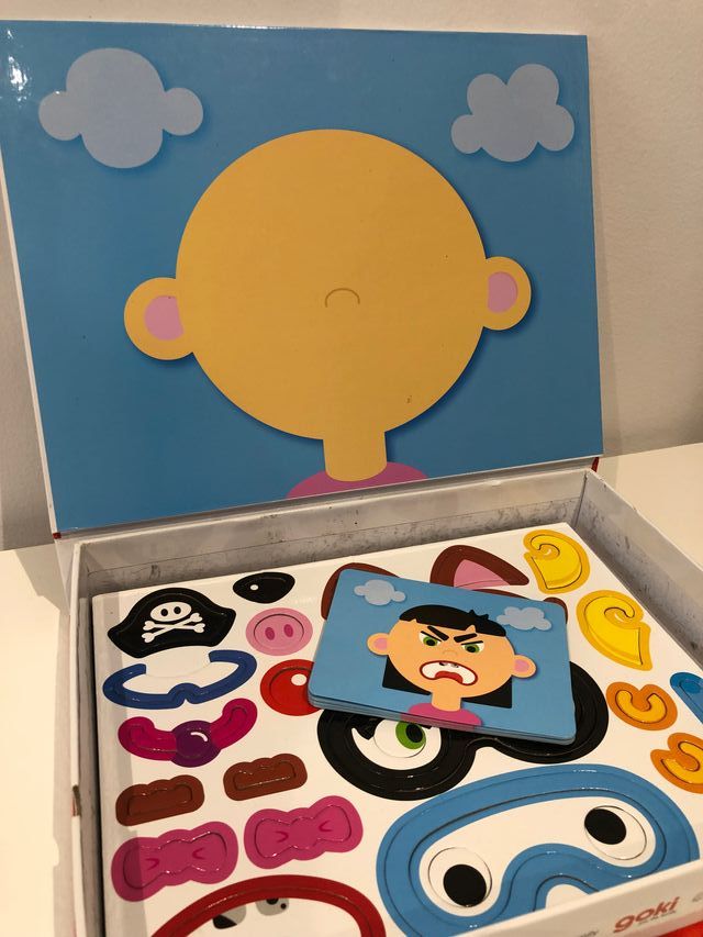 Juego de imanes Caras Divertidas - GOKI