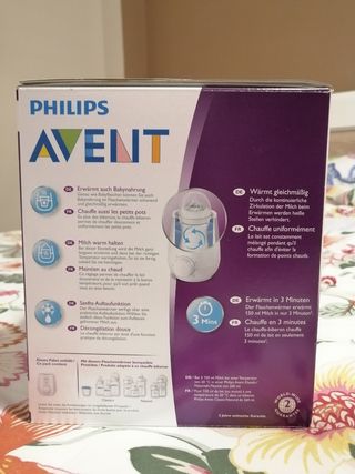 Calientabiberones marca Philips. 