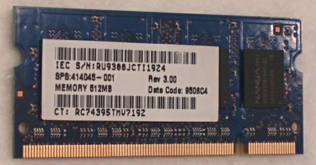 NANYA RAM SO-DIMM DDR2 512 MB