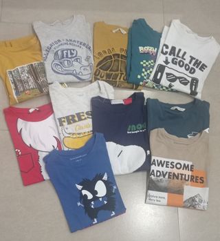 camisetas manga larga niño