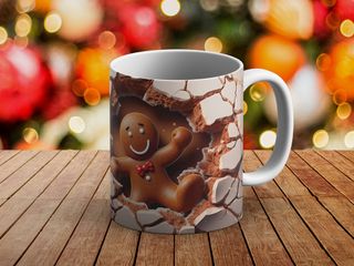 Taza Navidad Efecto 3D  varios modelos (ver fotos)