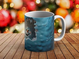 Taza Navidad Efecto 3D  varios modelos (ver fotos)