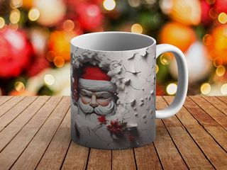 Taza Navidad Efecto 3D  varios modelos (ver fotos)
