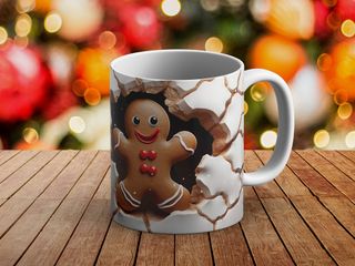 Taza Navidad Efecto 3D  varios modelos (ver fotos)