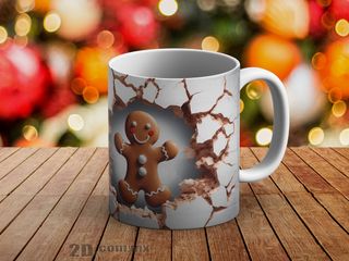 Taza Navidad Efecto 3D  varios modelos (ver fotos)