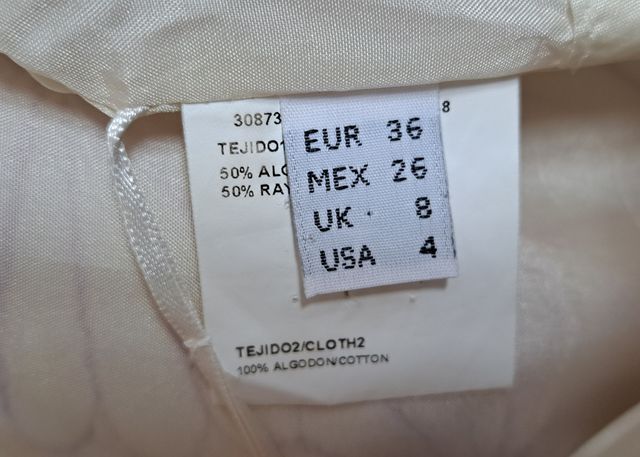 VESTIDO ROBERTO VERINO CRUDO BORDADO FLORES LILA