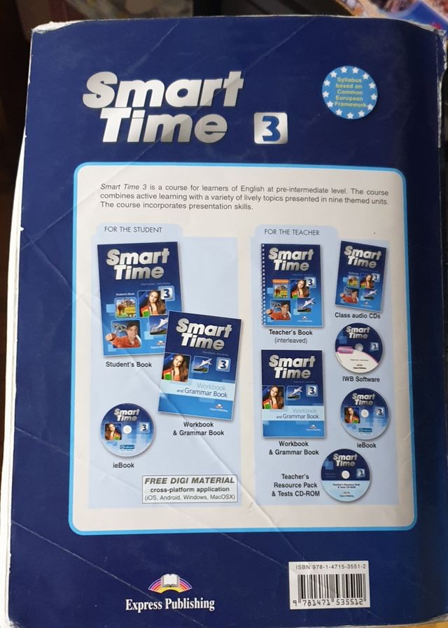 Libros de texto inglés Smart Time 3ºESO