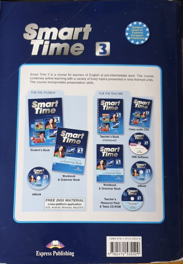 Libros de texto inglés Smart Time 3ºESO