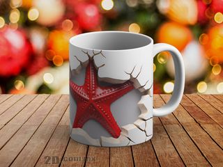 Taza Navidad Efecto 3D  varios modelos (ver fotos)