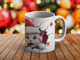 Taza Navidad Efecto 3D  varios modelos (ver fotos)