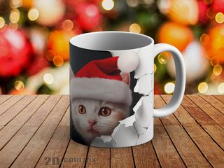 Taza Navidad Efecto 3D  varios modelos (ver fotos)