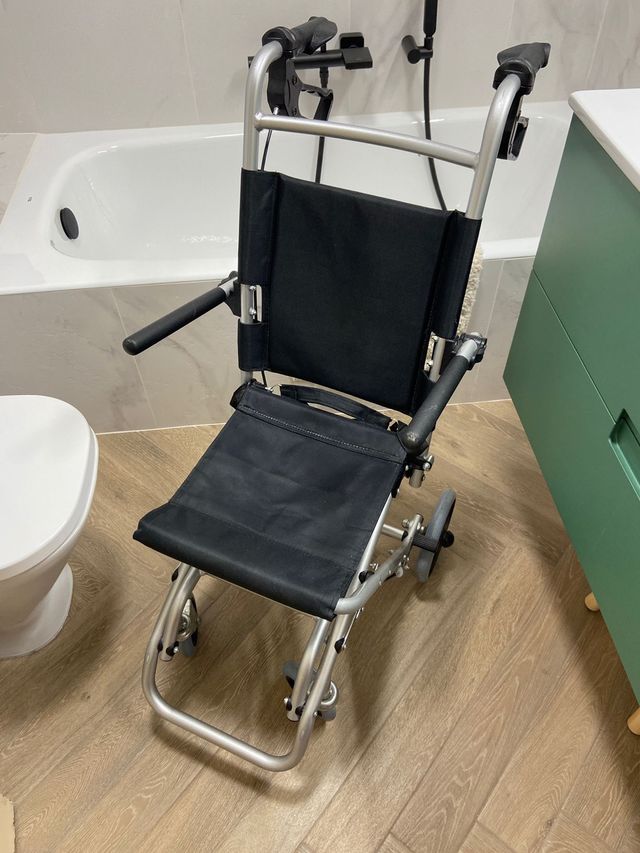 silla de ruedas plegable