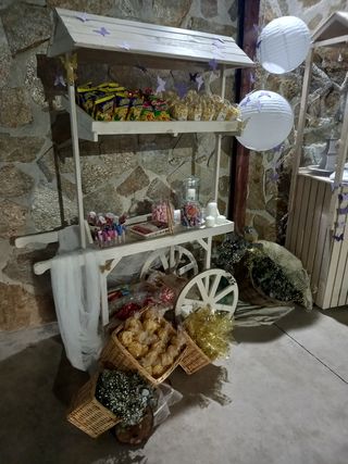 Carro de chuches. Se alquilan