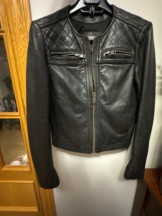 Chaqueta piel Xs Mango