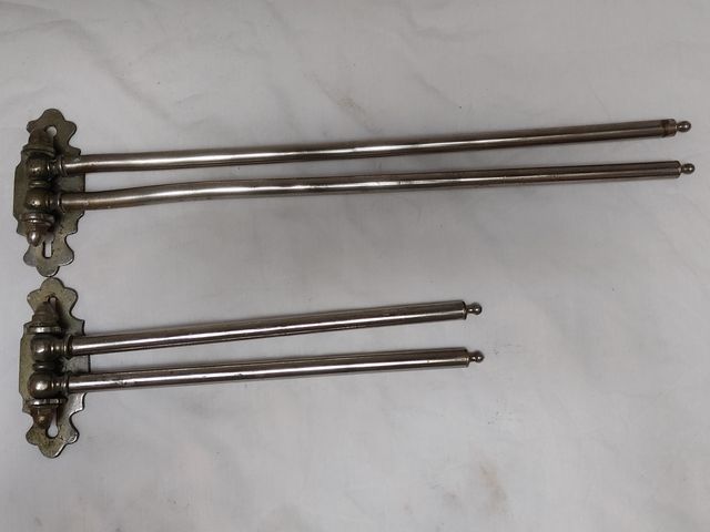 #91 Toalleros de acero antiguos vintage