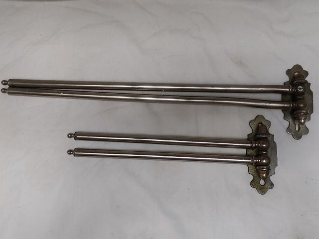 #91 Toalleros de acero antiguos vintage