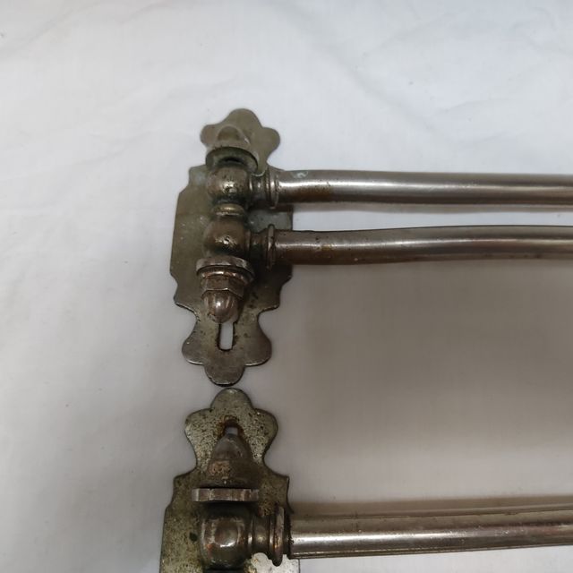 #91 Toalleros de acero antiguos vintage